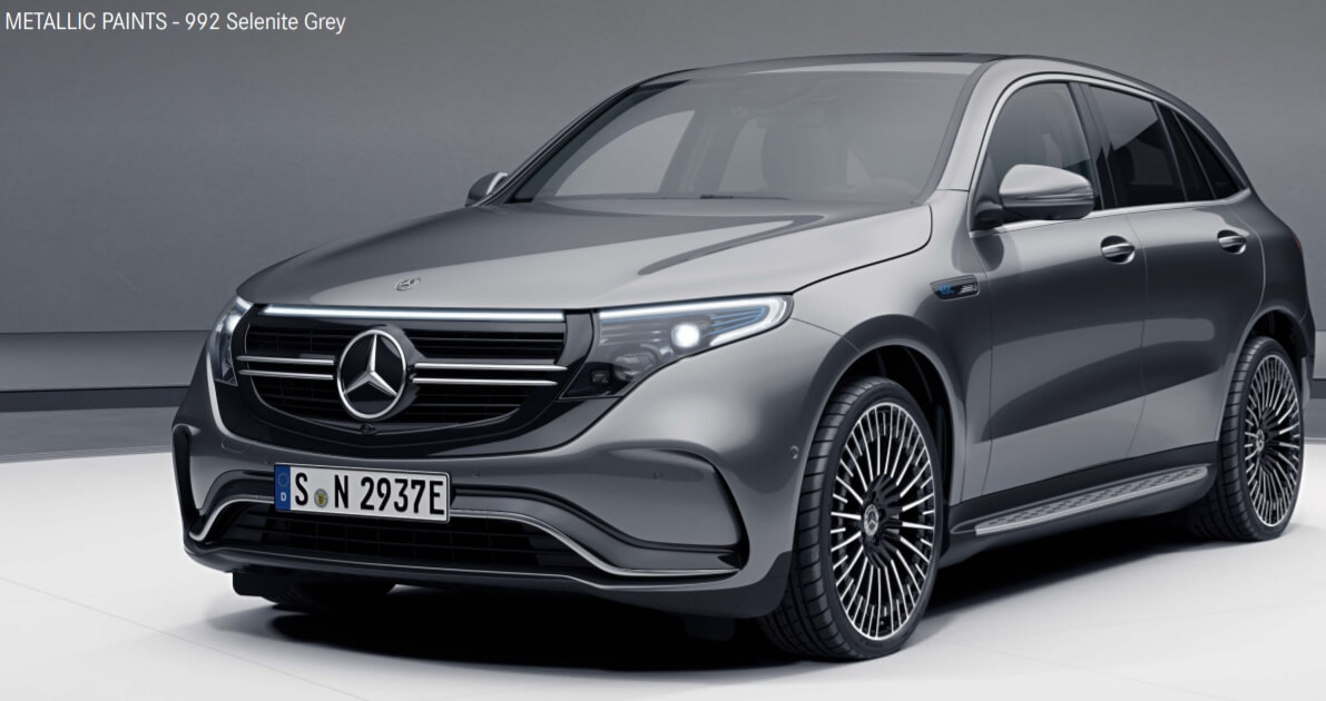 Selenite Grey(색상 코드 : 992) 벤츠 EQC 색상코드 - Selenite Grey(색상 코드 : 992)