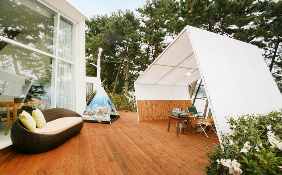 거제 생각속의 집 글램핑