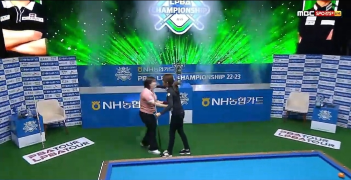 김가영 김예은 당구선수 결승전 경기결과