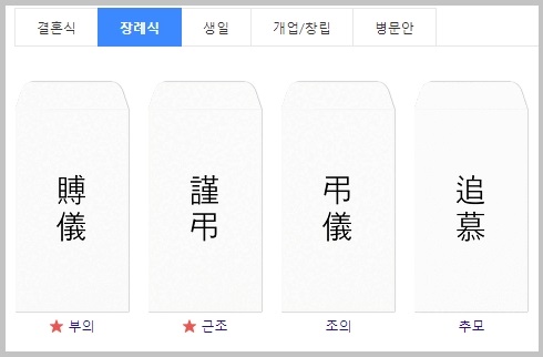문상과 부의금