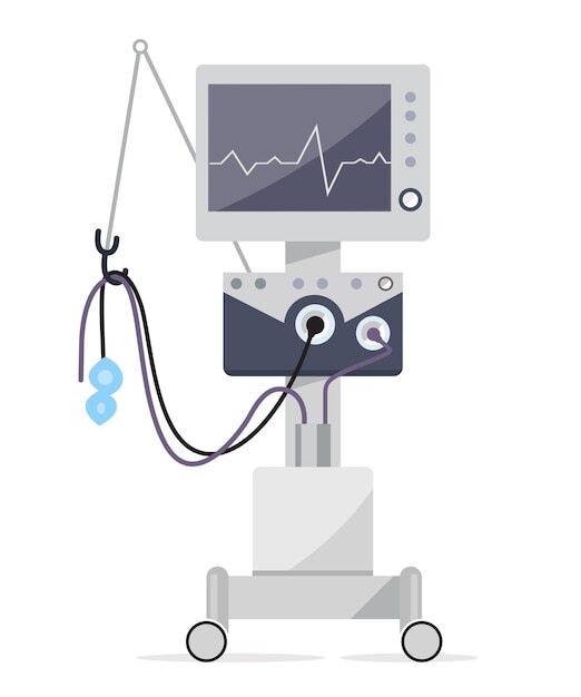 인공호흡기 일러스트