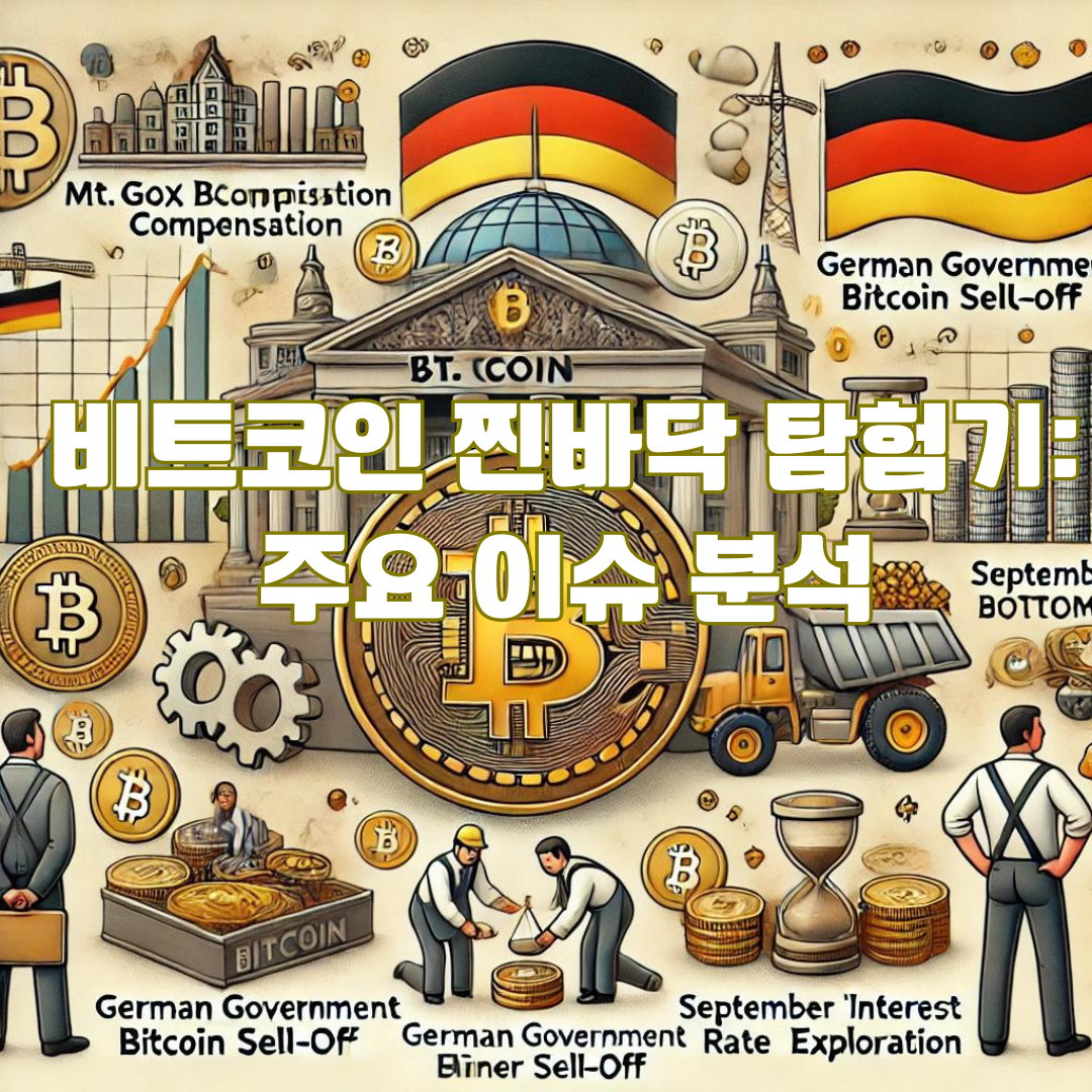 비트코인 찐바닥 탐험기: 마운트곡스, 독일 정부 매도, 채굴자 매도와 금리 인하의 영향