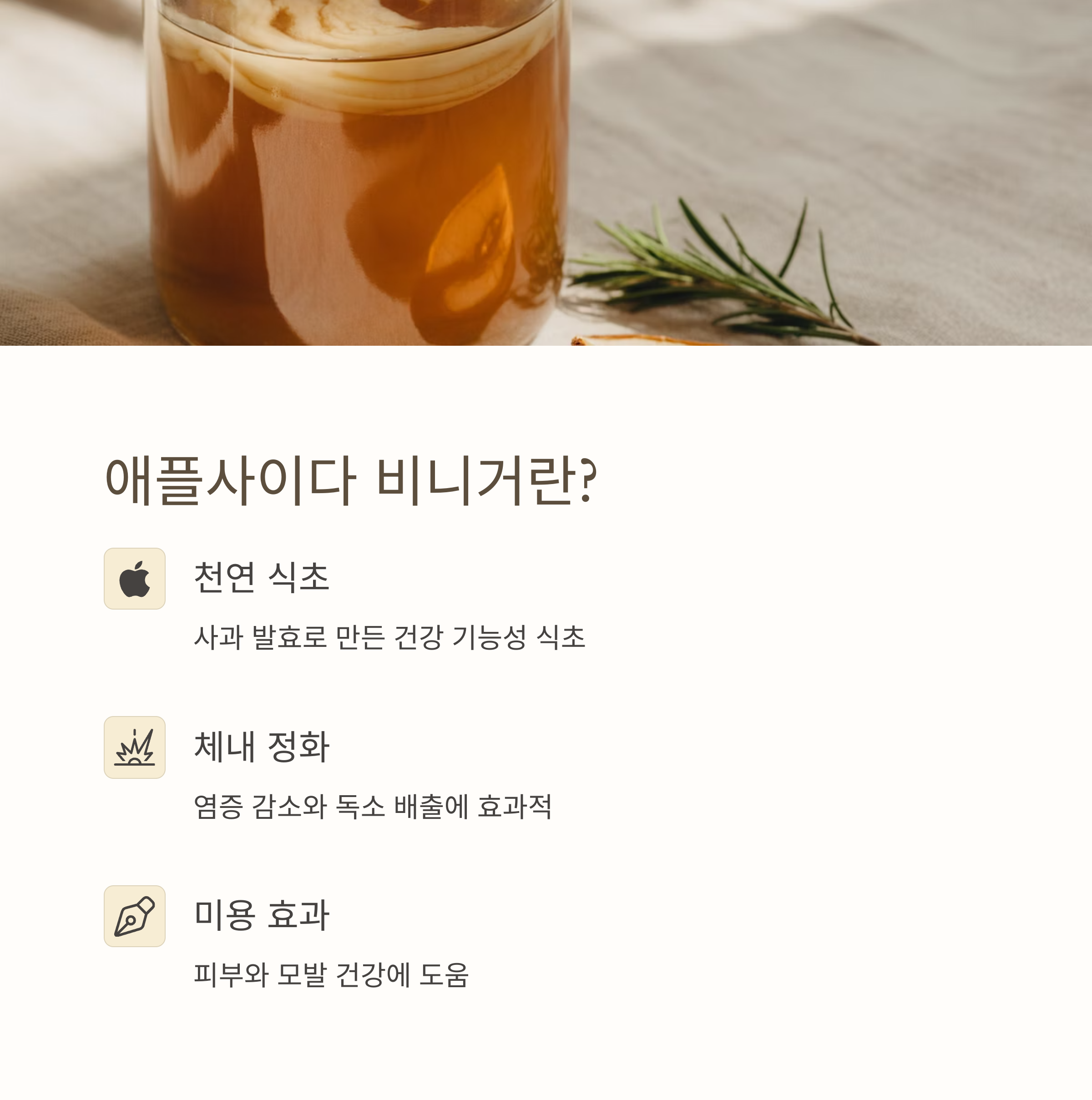 애플사이다 비니거란? 관련 사진