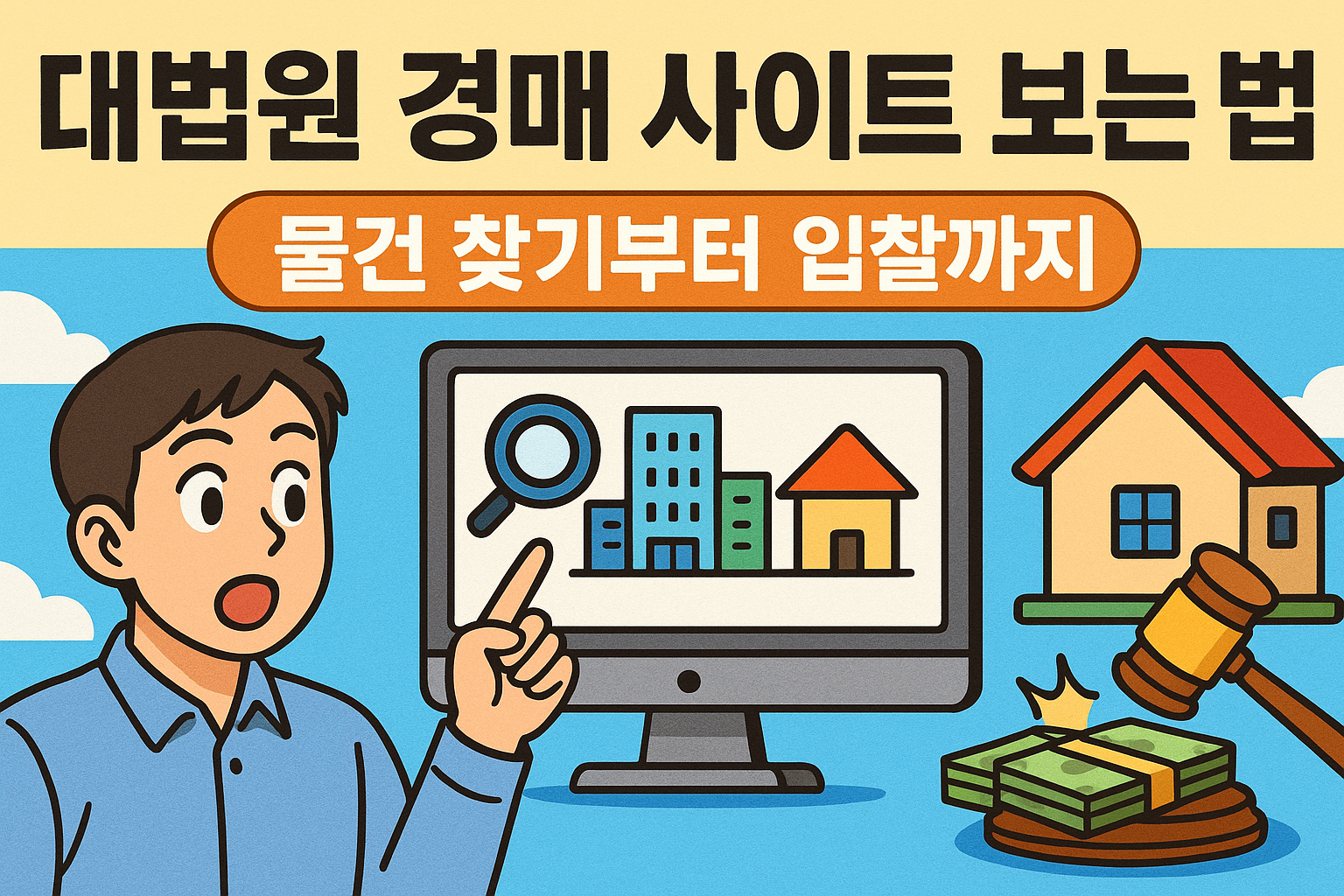 대법원 경매 사이트 보는 법: 물건 찾기부터 입찰까지