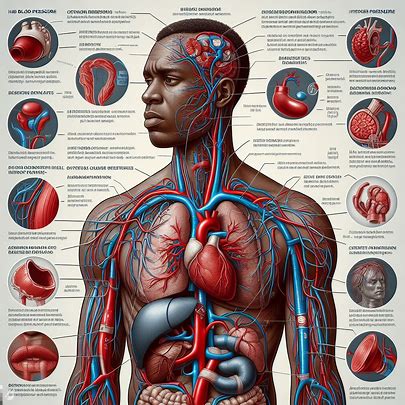 고혈압을 설명하는 그림