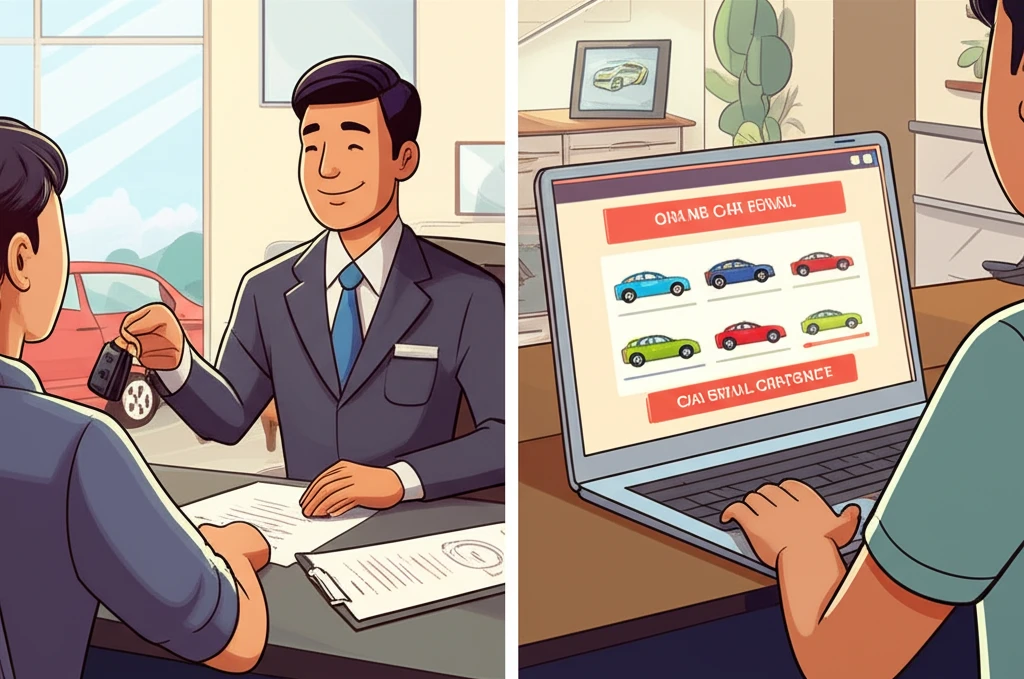 장기렌터카 온라인 vs 오프라인: 현..