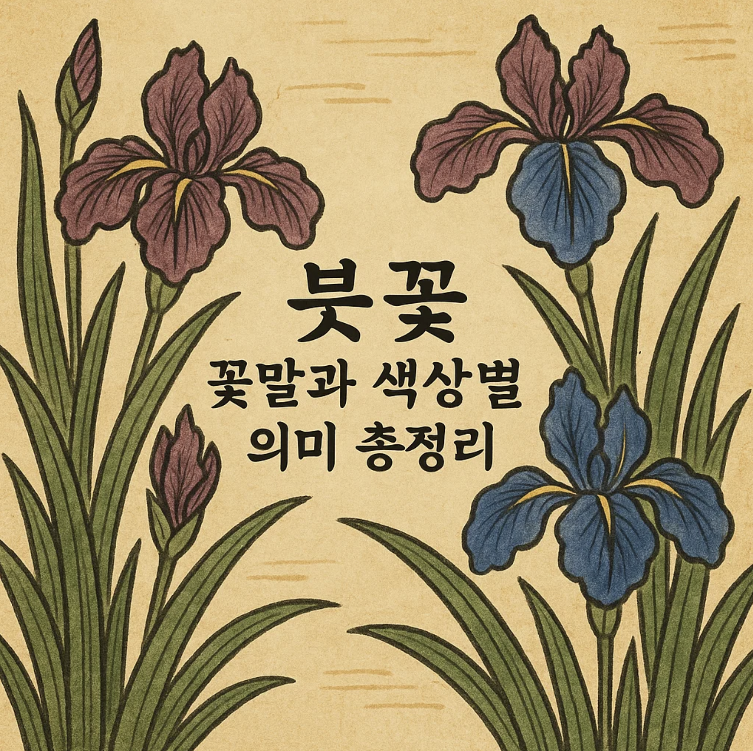 붓꽃 꽃말과 색상별 의미 총정리