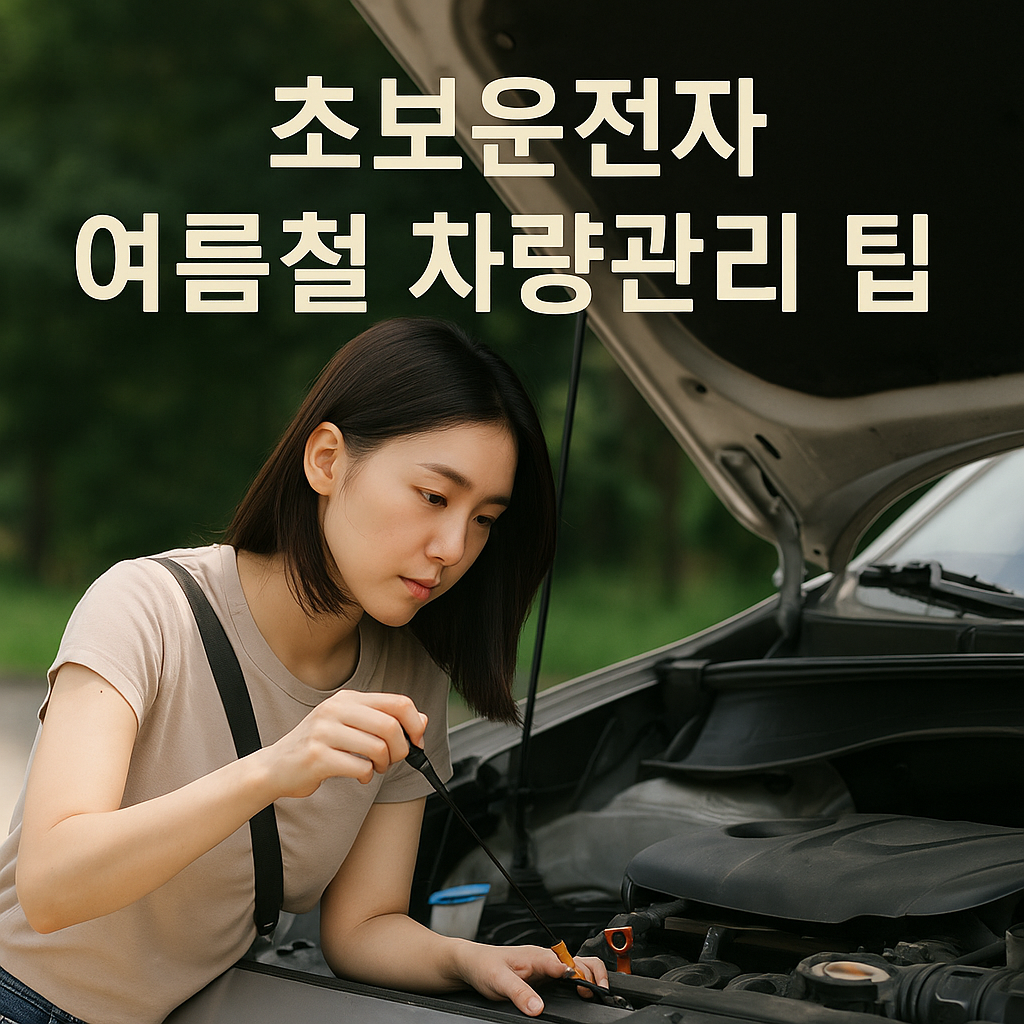 초보운전자 여름철 차량관리 팁