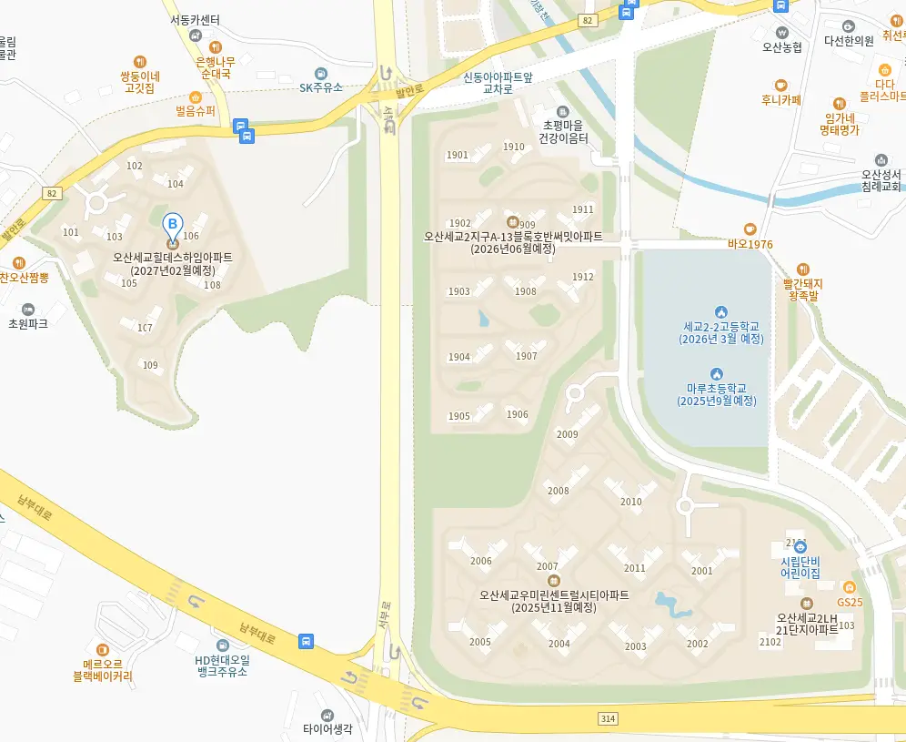 오산-세교-힐데스하임-위치