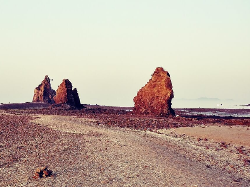 제부도 바다 갈라짐 현상