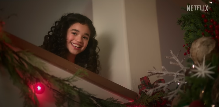 시에라를보며웃고있는제이크의딸