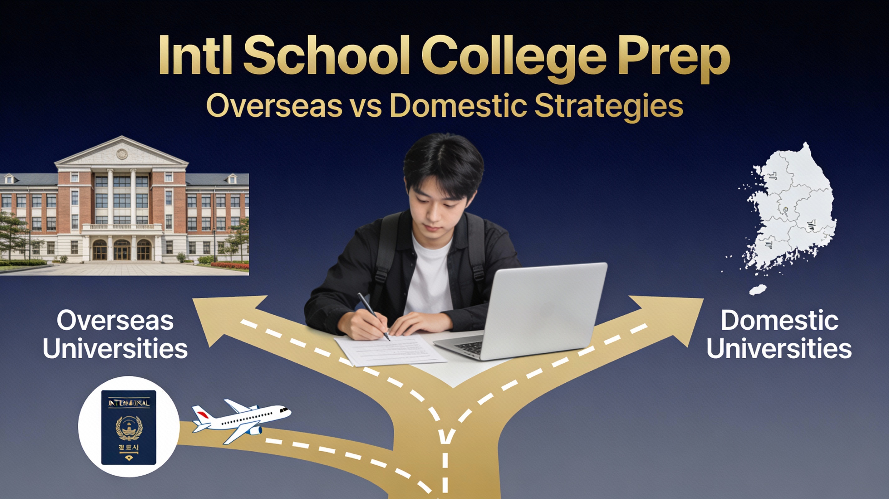 국제학교에서 대학 입시 준비하기: 해외대·국내대 전략의 구조