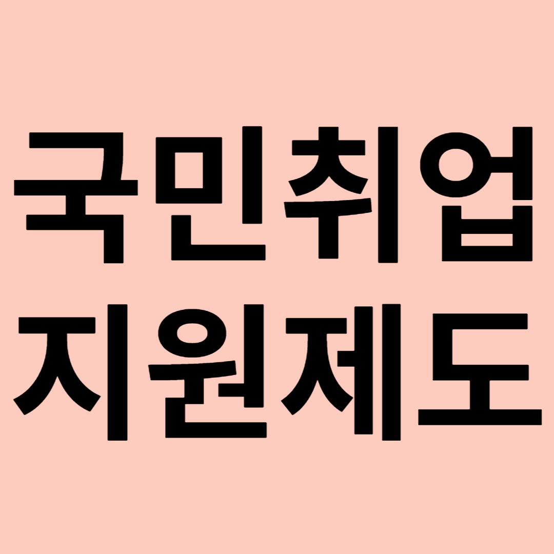 국민취업지원제도