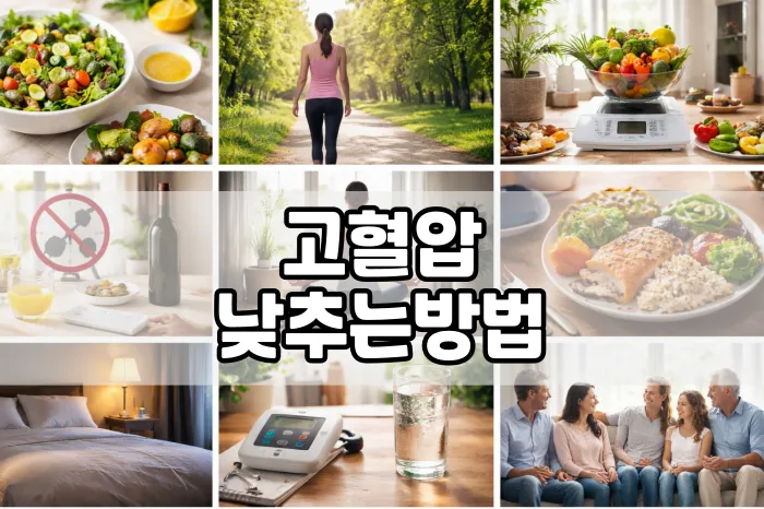 고혈압 낮추는 방법