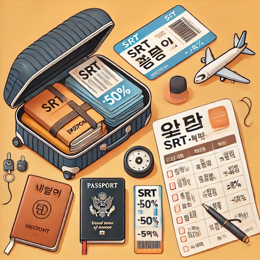 SRT 할인예매 꿀팁 총정리! 최대 70%까지 싸게 타는 법