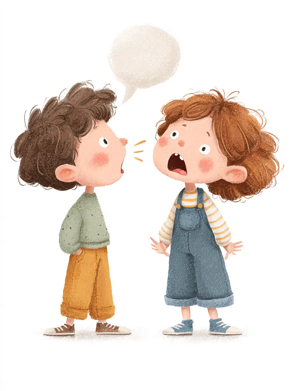 친구 문제로 힘들어 하는 아이