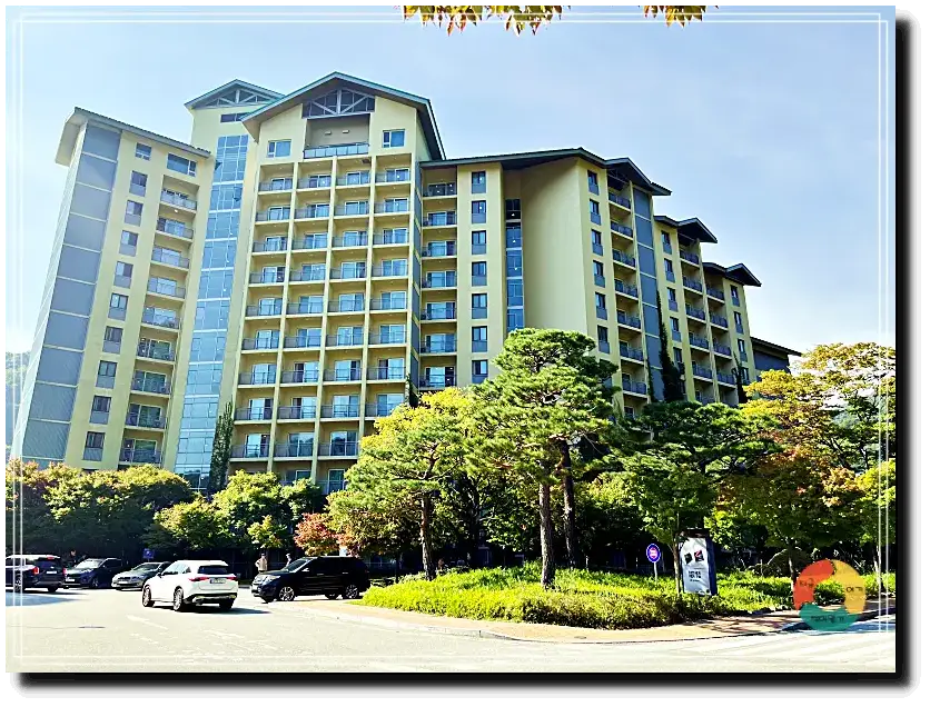 곤지암리조트_w빌리지-리조트앞-조경-나무