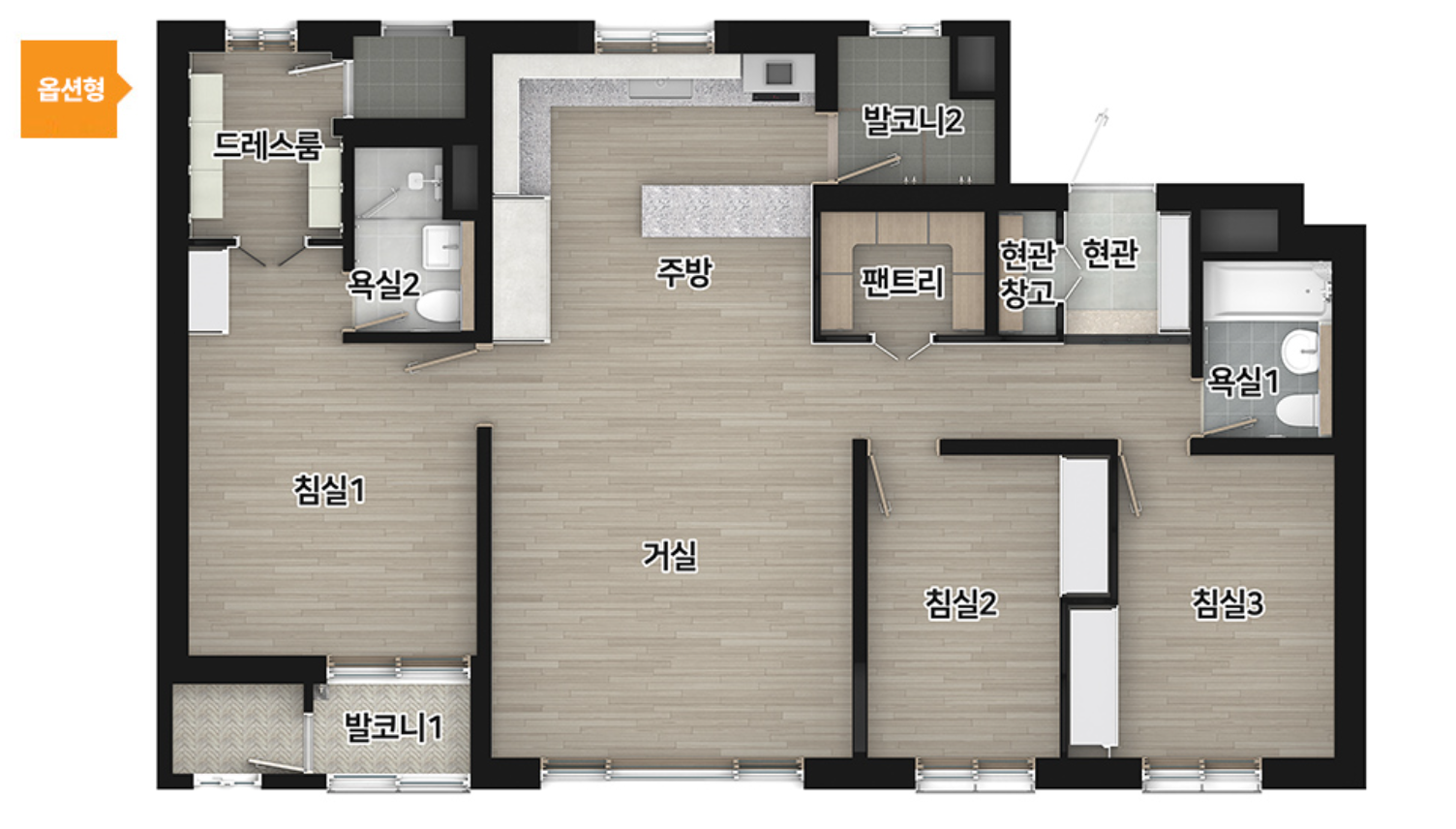 강릉 성보필리오 더센트럴힐즈 84 평면도