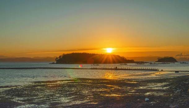 태안 대야도 일몰