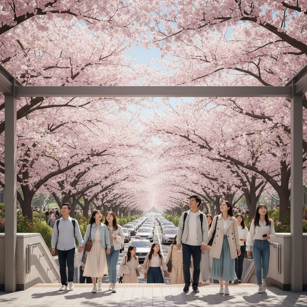 대구 동구 벚꽃 구경하기 좋은 곳과 ..