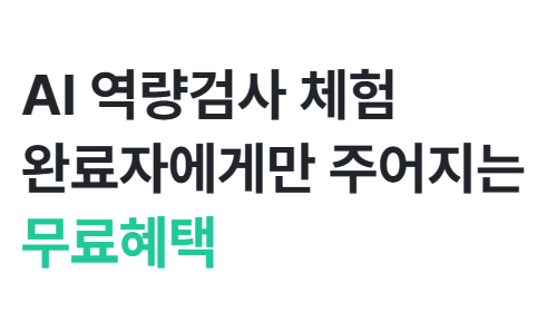 무료 AI역량검사 개인 맞춤형 분석 취업컨설팅2