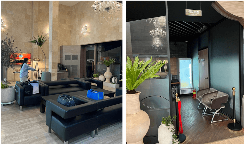 짐-보관실-및-앉아있는-곳