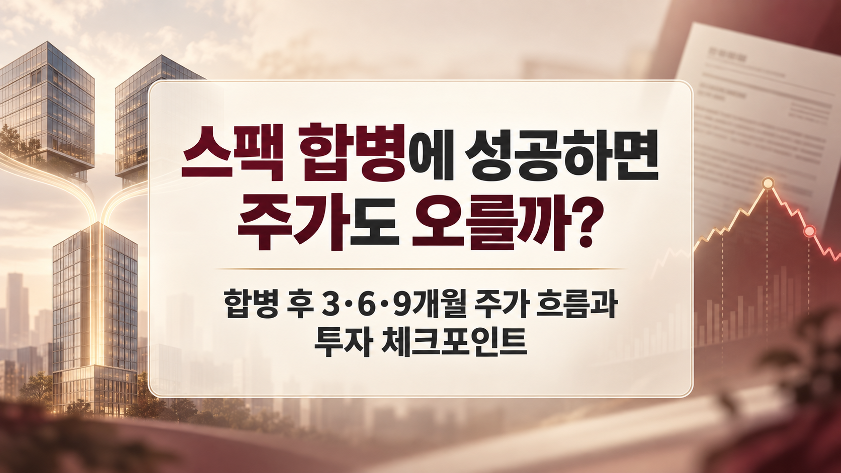 스팩 합병에 성공하면 주가도 오를까? 본문 대표이미지