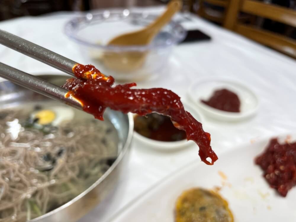 공항메밀국수-명태식혜(회무침)