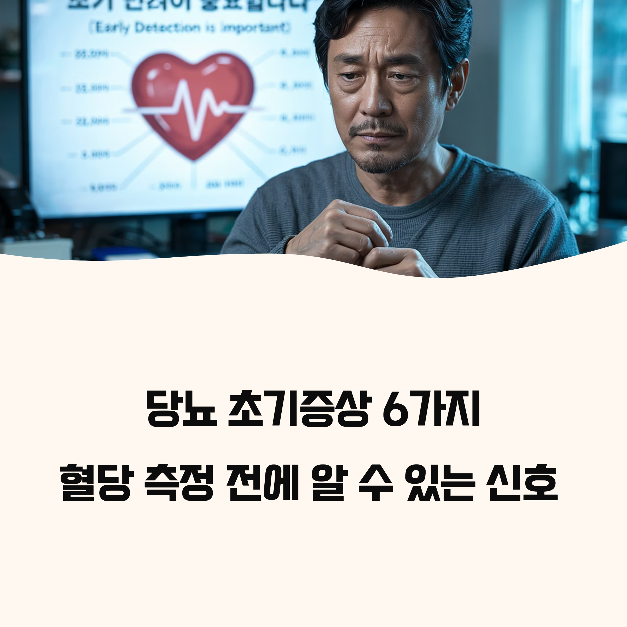 당뇨 초기증상 6가지