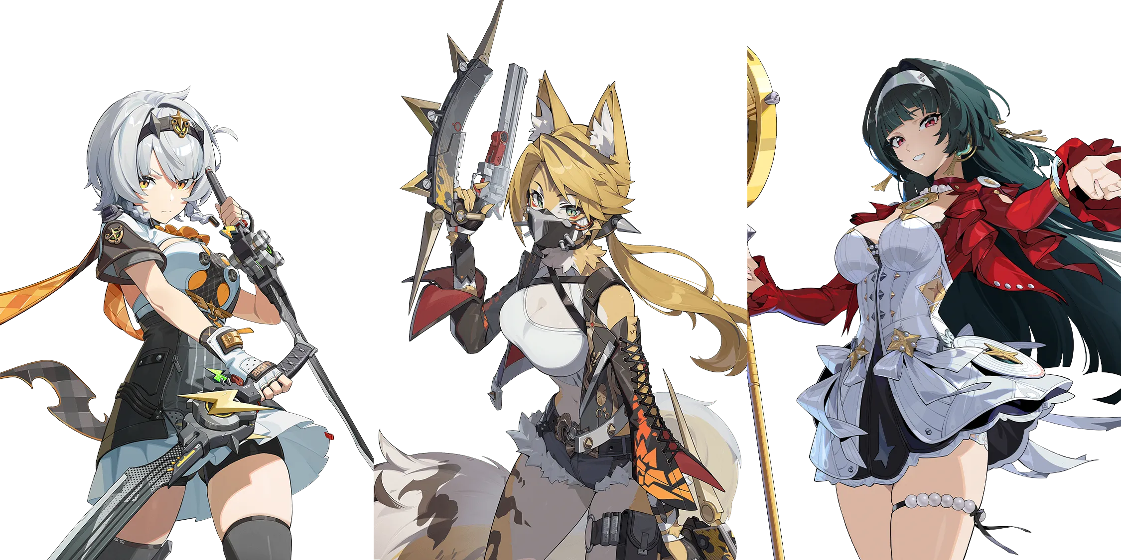 펄크라 파티 조합 이미지 (0호 엔비, 펄크라, 아스트라)