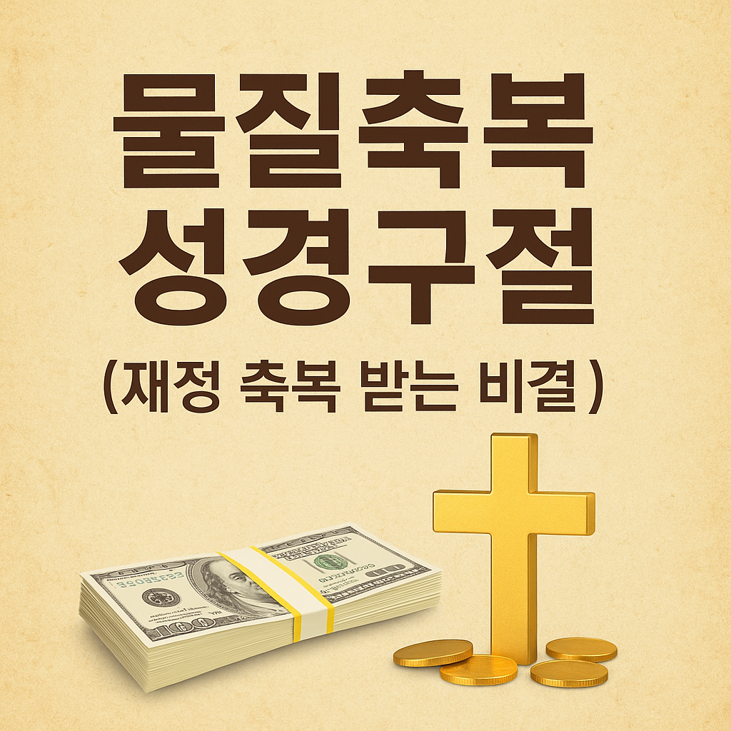 물질축복 성경구절