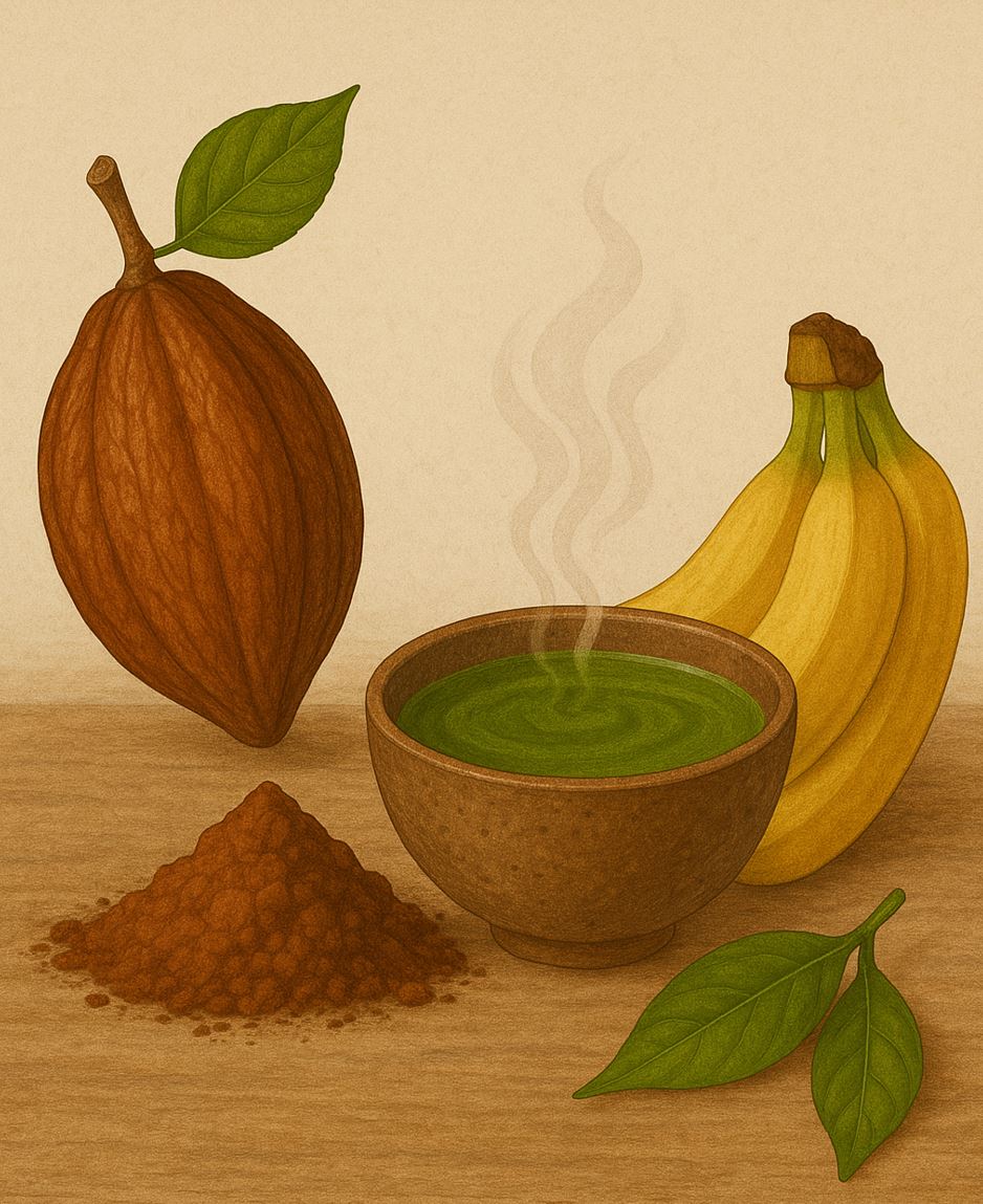 카카오, 녹차, 바나나 관련 사진