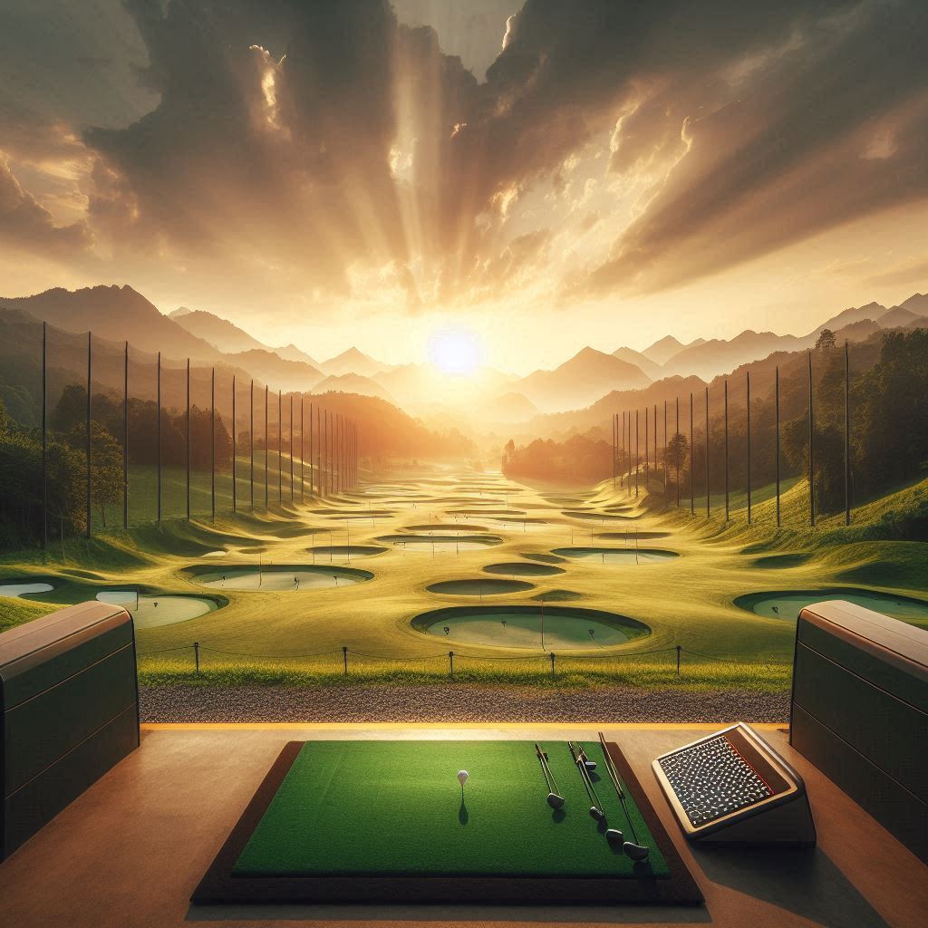 실외골프연습장 배경