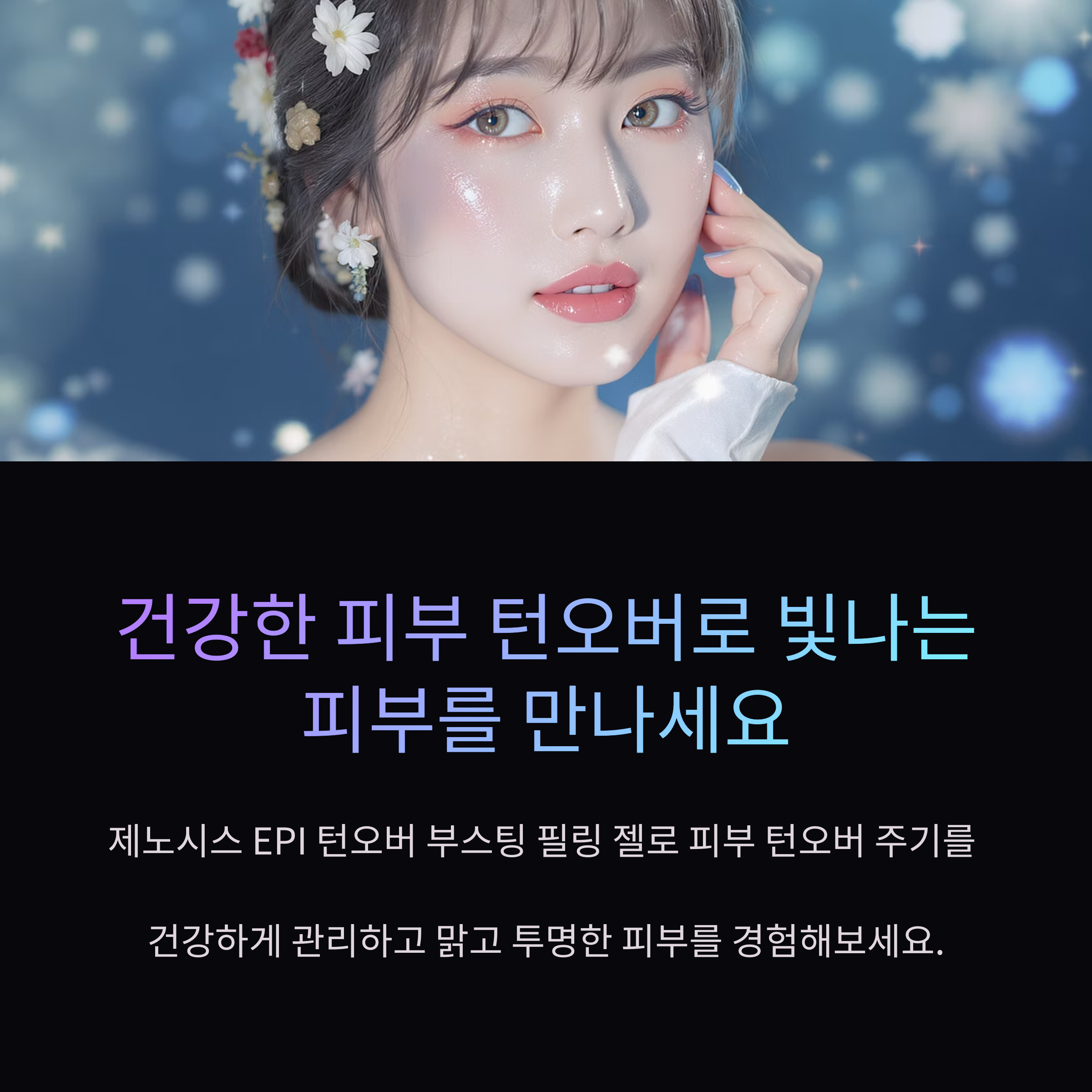 건강한 피부 턴오버로 빛나는 피부를 만나세요

제노시스 EPI 턴오버 부스팅 필링 젤로 피부 턴오버 주기를 

건강하게 관리하고 맑고 투명한 피부를 경험해보세요.