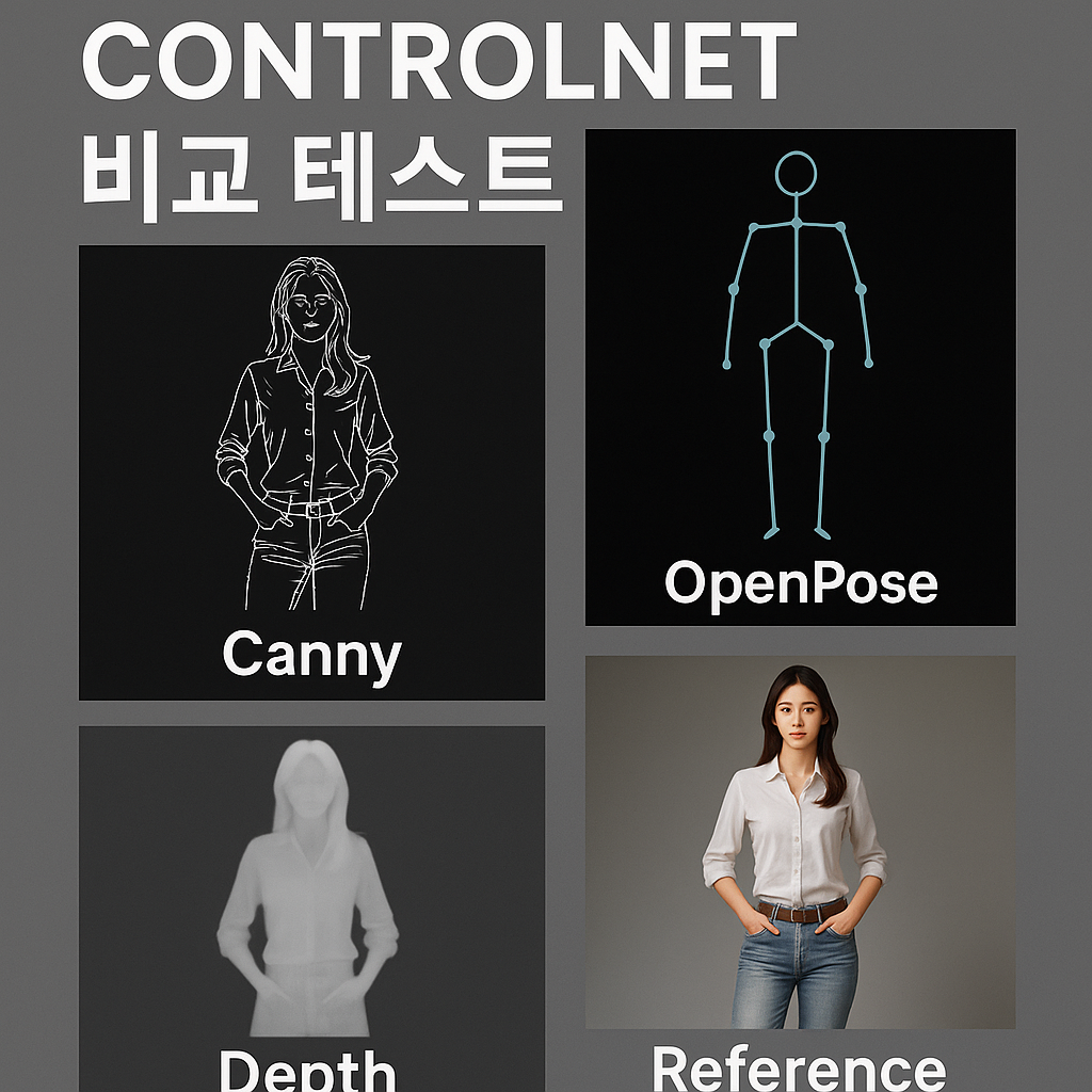 ControlNet(1)으로 이미지 포즈를 그대로 적용 -Canny에 대해 알아보자. 게시물의 대표 썸네일 이미지