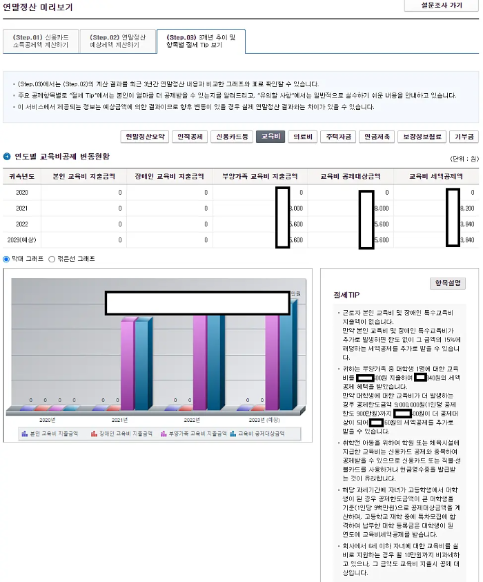 연말정산 미리보기