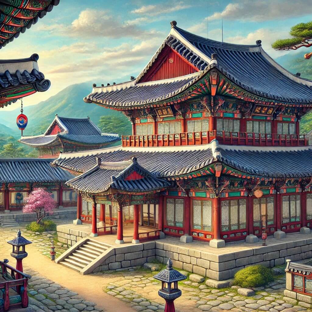 전통 한국 고궁 관련 사진