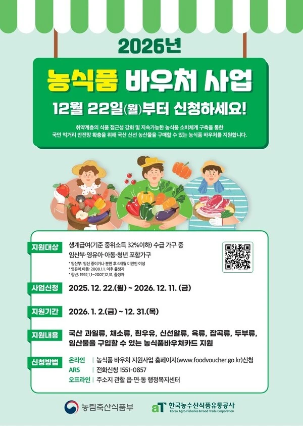 농식품 바우처 사업 신청