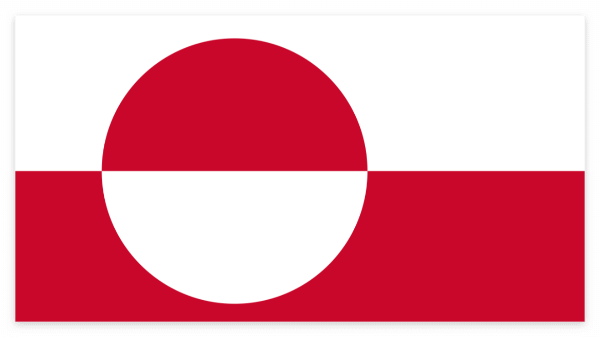 그린란드(Greenland) 국기 에르팔라소르푸트 (Erfalasorput)