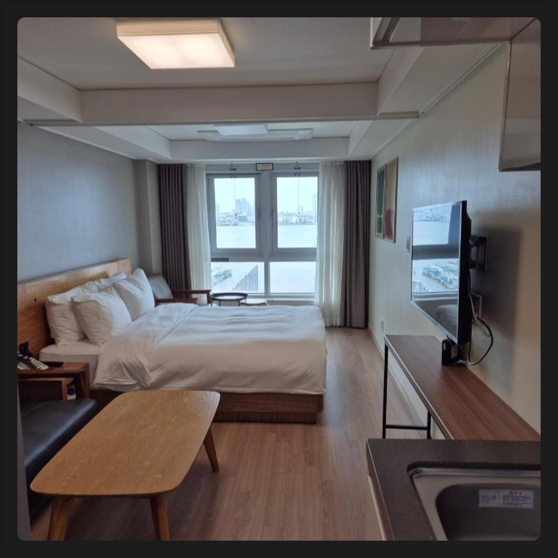 청초호 베스트 호텔 객실 전경