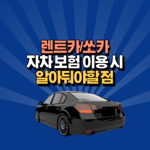 렌트카-자차-보험