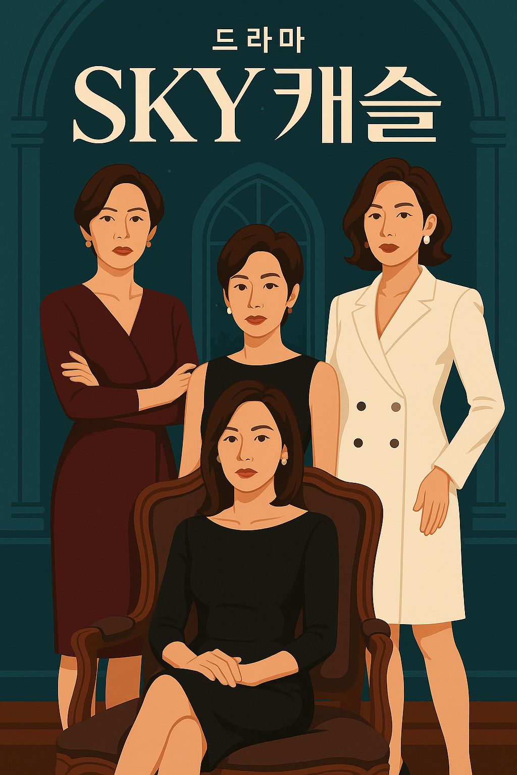 스카이 캐슬 일러스트