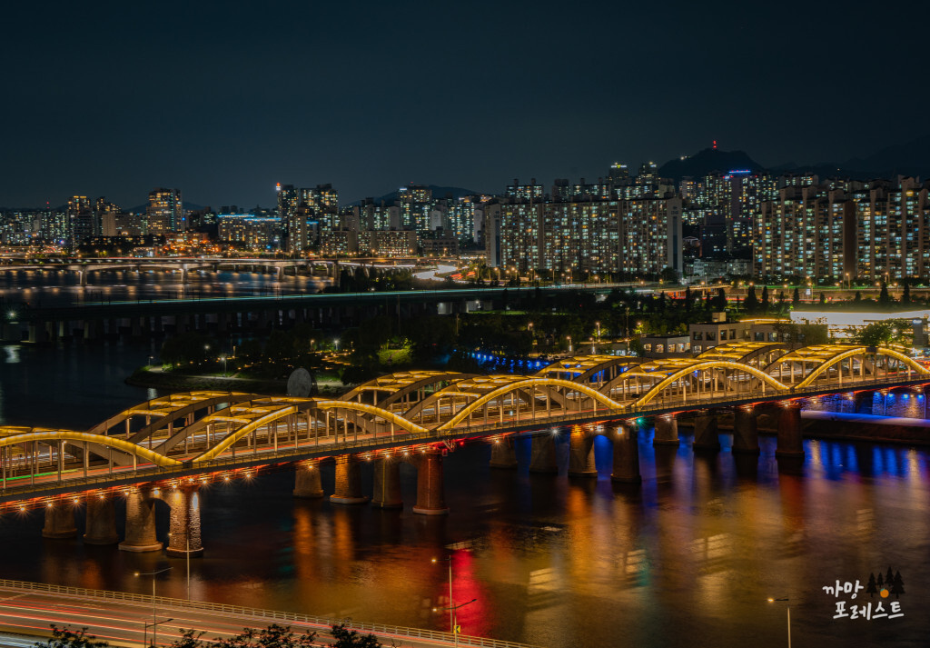 용양봉저정공원 한강대교