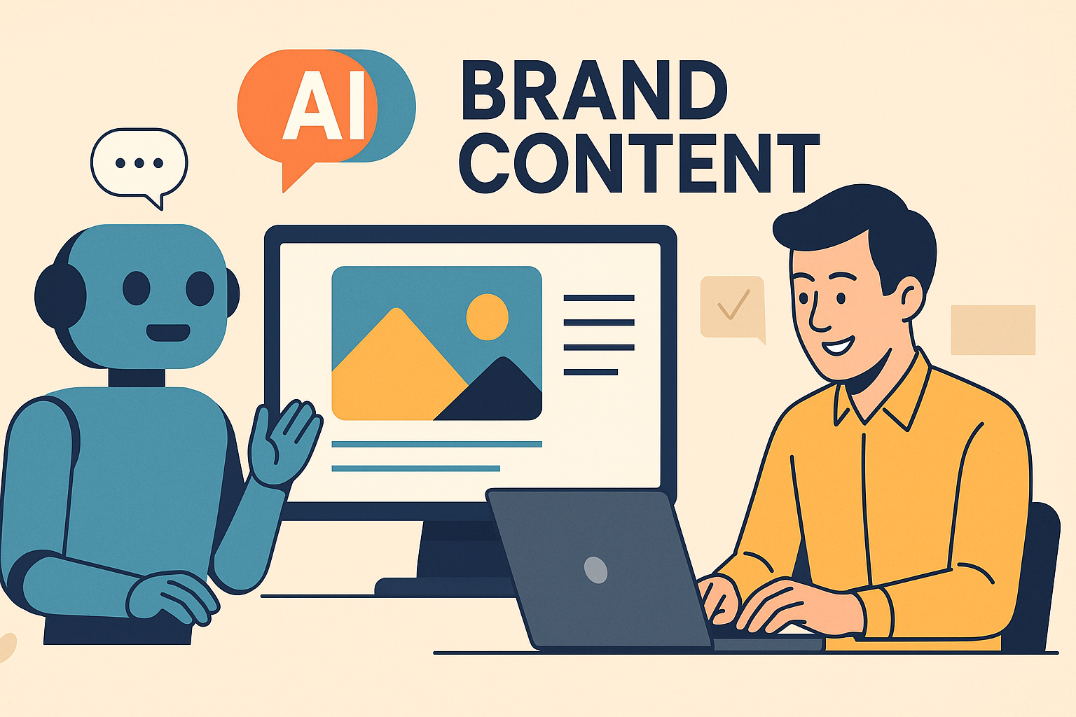AI와 인간의 협업을 통해 만들어지는 브랜드 콘텐츠