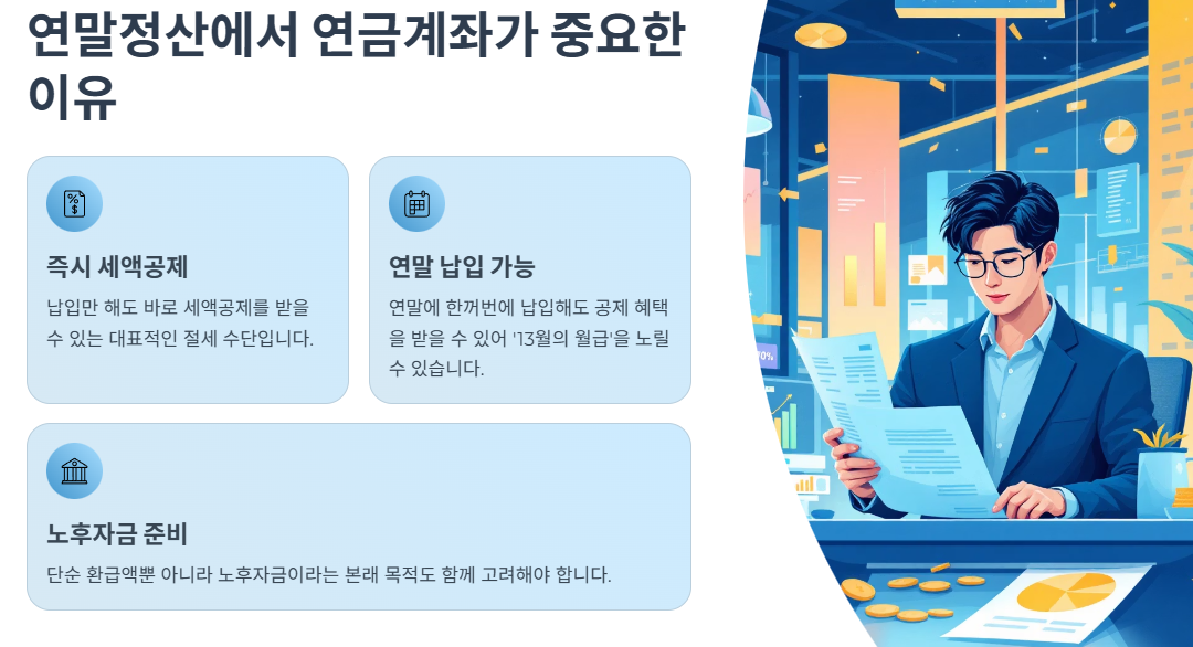 연말정산에서 연금계좌가 중요한 이유