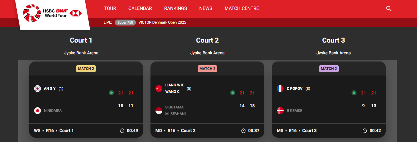 배드민턴 덴마크 오픈