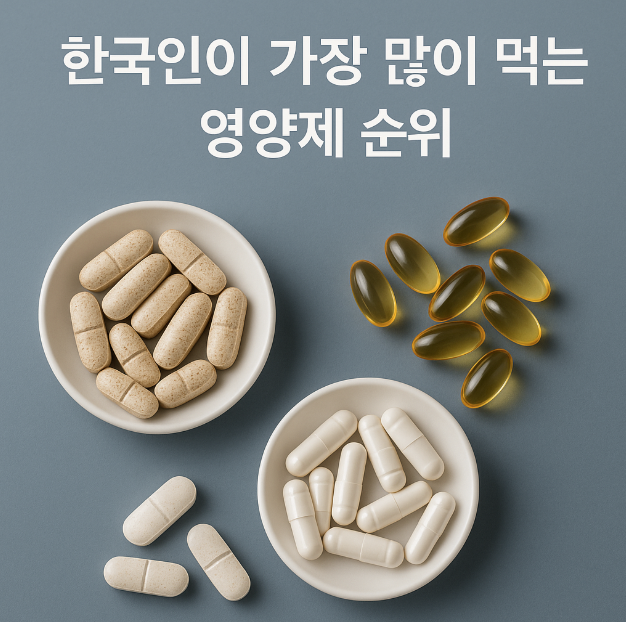 한국인이 가장 많이 먹는 영양제