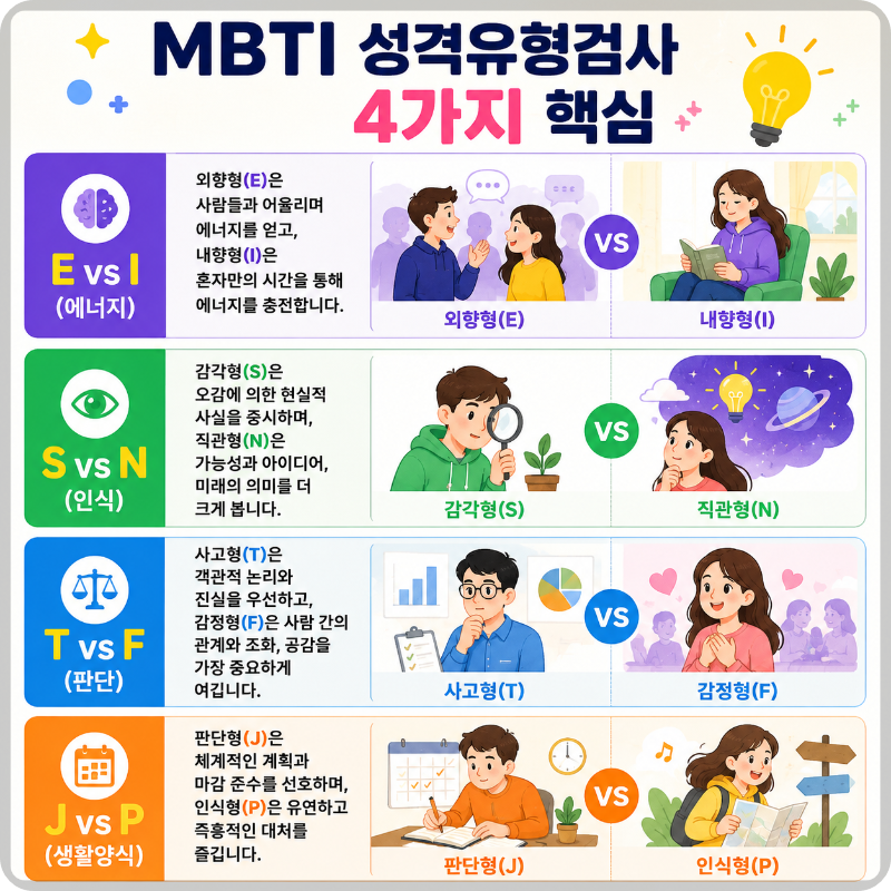 MBTI 무료검사 테스트 이미지