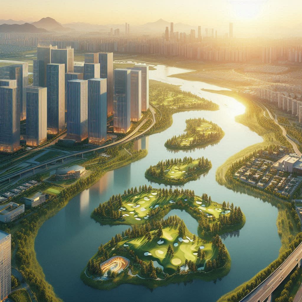 한강골프랜드 배경