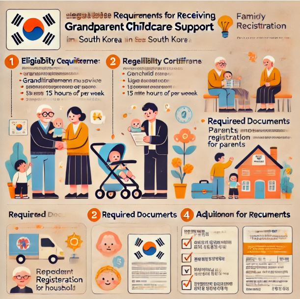 손주돌봄비 자격 관련 사진